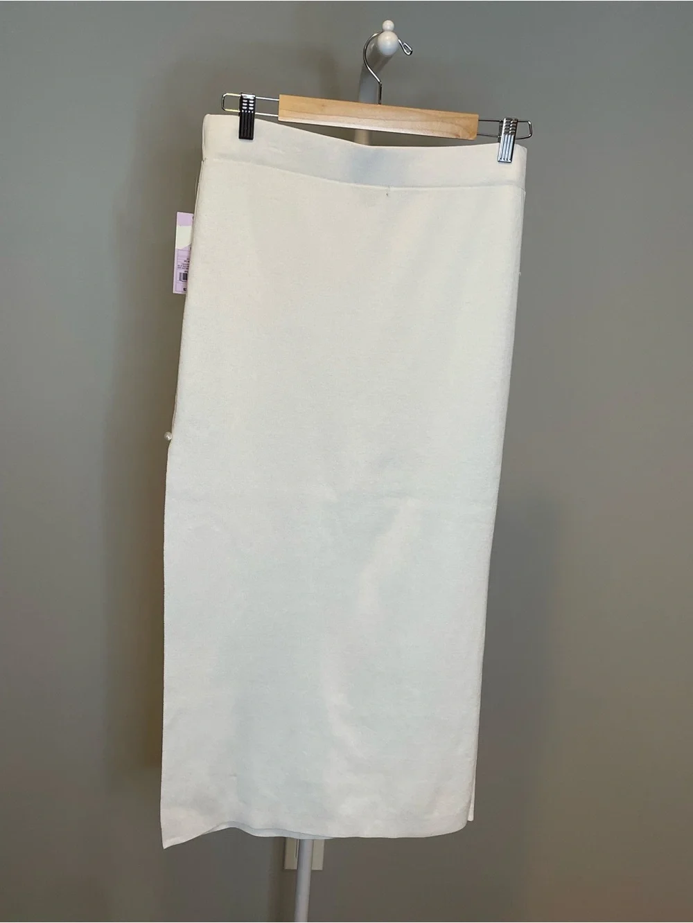 wild fable White Knit Maxi Skirt - Medium NWT